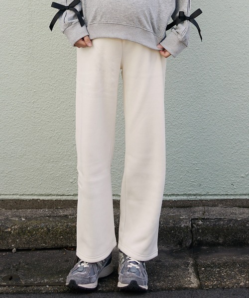Mela（メラ）の「【マタニティ】裏起毛コーデュロイパンツ（その他パンツ・レディース・ホワイト/ベージュ/グレー/ブラック・L/M/XL）」の9枚目の写真