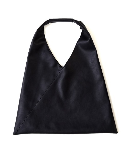 Re:EDIT（リエディ）の「[神山まりあさん着用]サンカクトートバッグ（トートバッグ・レディース・ブラック/アイボリー/グレイッシュベージュ・FREE）」の12枚目の写真