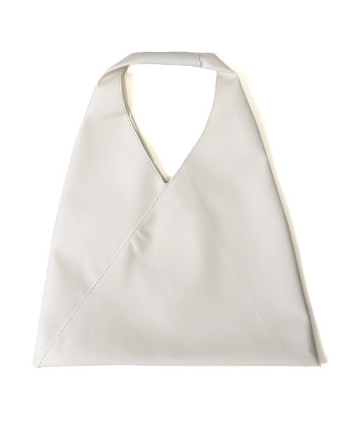 Re:EDIT（リエディ）の「[神山まりあさん着用]サンカクトートバッグ（トートバッグ・レディース・ブラック/アイボリー/グレイッシュベージュ・FREE）」の13枚目の写真