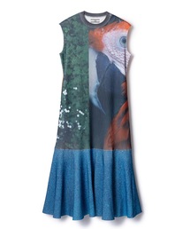 NON TOKYO（ノントーキョー）の「PRINT RIB NO-SLEEVE ONE-PIECE