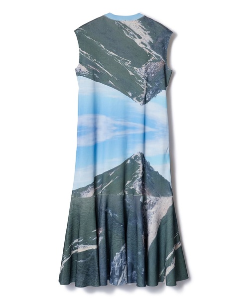 NON TOKYO（ノントーキョー）の「PRINT RIB NO-SLEEVE ONE-PIECE