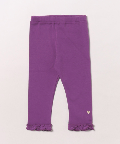 HAKKA BABY（ハッカベビー）の「[ベビー]ウォームフライススパッツ（レギンス/スパッツ・キッズ・ピンク/パープル/キナリ・80ｃｍ/90cm）」の2枚目の写真