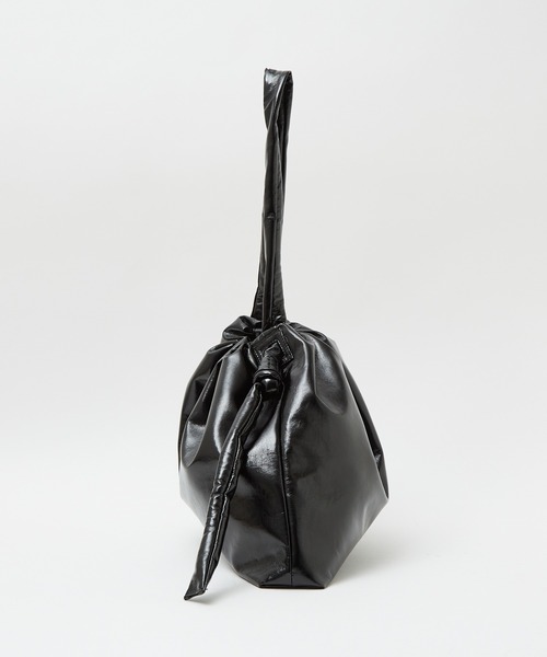 collex(コレックス)の「ドロストビッグショルダー(トートバッグ・レディース・ブラック/ベージュ・フリー)」の6枚目の写真