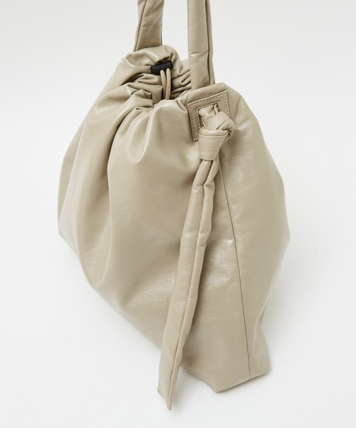 collex(コレックス)の「ドロストビッグショルダー(トートバッグ・レディース・ブラック/ベージュ・フリー)」の17枚目の写真