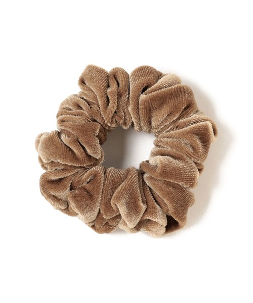 B:MING by BEAMS(ビーミングバイビームス)の「ミニ ベロア シュシュ(シュシュ・レディース・ブラック/ブラウン系その他/ピンク・ONE SIZE)」の2枚目の写真