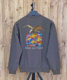 EAGLE AND MAP CREW SWEAT