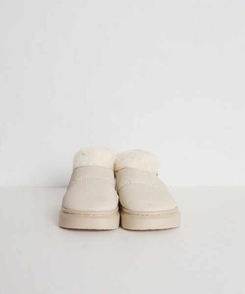 tocco closet（トッコ　クローゼット）の「【ZOZO限定】リボンファースノーブーツ（ブーツ・レディース・ブラック/アイボリー・M/L）」の12枚目の写真