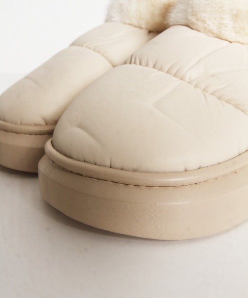 tocco closet（トッコ　クローゼット）の「【ZOZO限定】リボンファースノーブーツ（ブーツ・レディース・ブラック/アイボリー・M/L）」の16枚目の写真