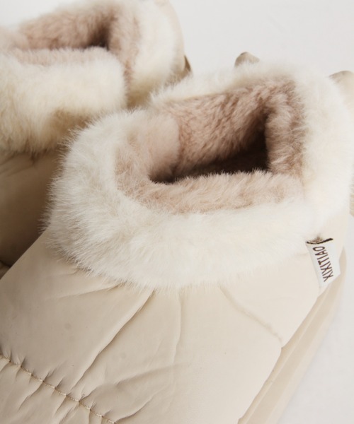 tocco closet（トッコ　クローゼット）の「【ZOZO限定】リボンファースノーブーツ（ブーツ・レディース・ブラック/アイボリー・M/L）」の18枚目の写真