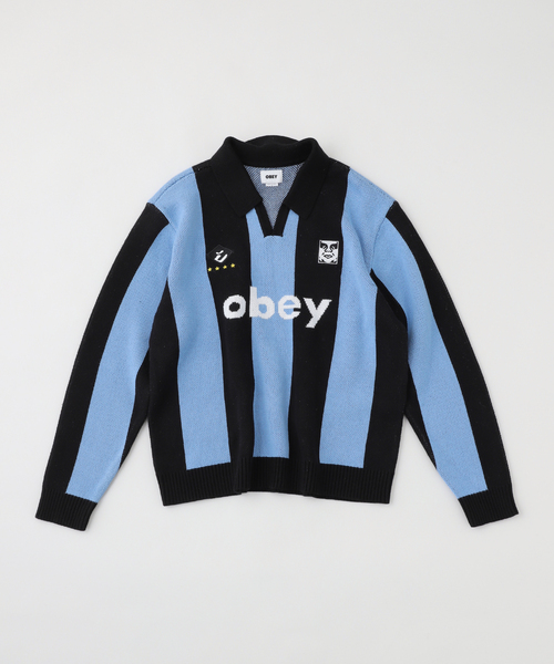 セール】OBEY / オベイ SOCCER JERSEY SWEATER（ニット/セーター