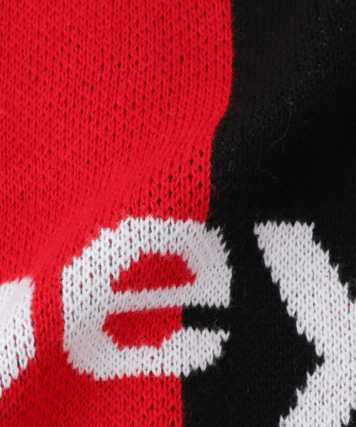 OBEY（オベイ）の「OBEY / オベイ SOCCER JERSEY SWEATER（ニット/セーター・メンズ・ブルー/レッド・MEDIUM/LARGE）」の6枚目の写真