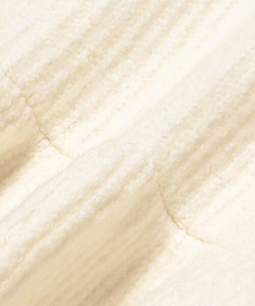 B:MING by BEAMS（ビーミングバイビームス）の「ペプラム ニット（ニット/セーター・レディース・ネイビー/オフホワイト・ONE SIZE）」の15枚目の写真