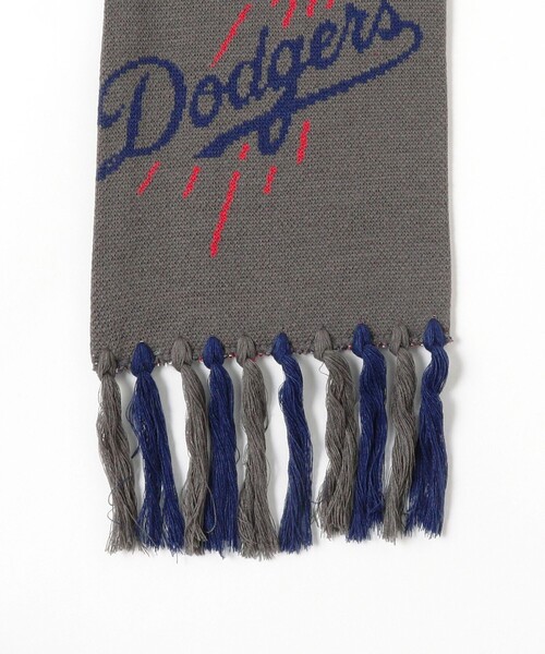 INFIELDER DESIGN(インフィールダーデザイン)の「INFIELDER DESIGN × MLB / MLB STADIUM MUFF(マフラー・メンズ・グレー/ブラック/ネイビー・ONE SIZE)」の5枚目の写真