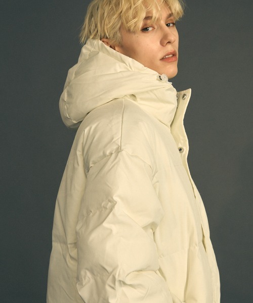 ⭐︎ぽむ⭐︎フード付きダウンジャケット S ベージュ 3ecdce3c6f8491d8fb433913ce0e30