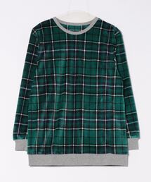 KID BLUE（キッドブルー）の「キッドブルー -２４ストレッチシャギータータンチェック -長袖トップス -KUAN533 -kidblue（その他トップス）」