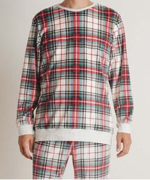 KID BLUE（キッドブルー）の「キッドブルー -２４ストレッチシャギータータンチェック -長袖トップス -KUAN533 -kidblue（その他トップス）」