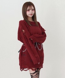 Deviants（ディビアンツ）の「ロゴグランジビッグニット（ニット/セーター）」