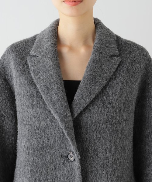 AP STUDIO（エーピーストゥディオ）の「シャギーオーバーサイズコート（その他アウター・レディース・グレー・36/38）」の14枚目の写真