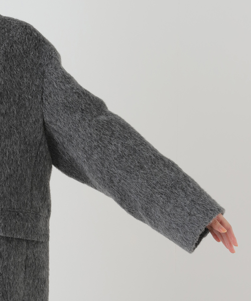 AP STUDIO（エーピーストゥディオ）の「シャギーオーバーサイズコート（その他アウター・レディース・グレー・36/38）」の16枚目の写真