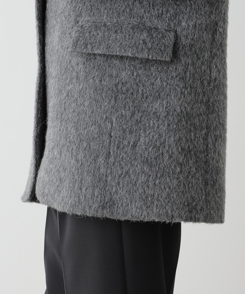 AP STUDIO（エーピーストゥディオ）の「シャギーオーバーサイズコート（その他アウター・レディース・グレー・36/38）」の21枚目の写真