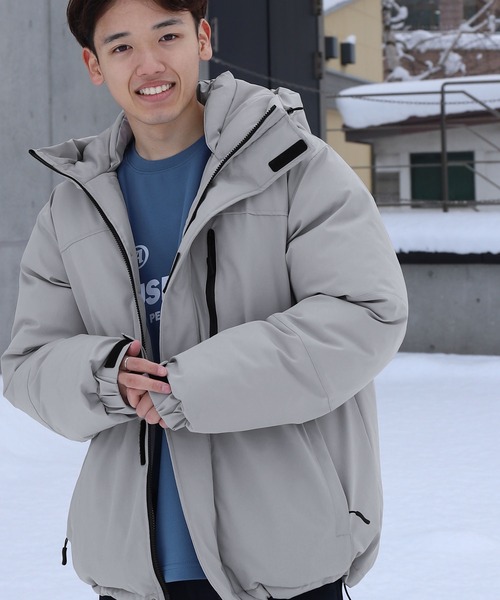 ZIP FIVE（ジップファイブ）の「【ZIP FIVE】 ボリューム ファイバーダウン 中綿 マウンテン ジャケット 撥水 / 防風 / アウター（ダウンジャケット/コート・メンズ・ホワイト/ブラック/グレー/チャコール・MEDIUM/LARGE/X-LARGE）」の20枚目の写真