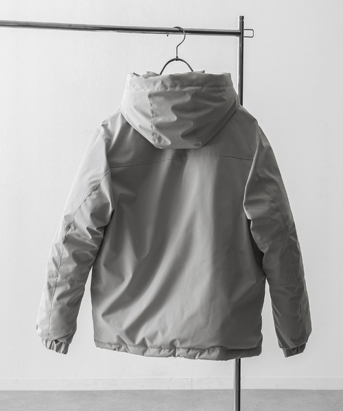 ZIP FIVE（ジップファイブ）の「【ZIP FIVE】 ボリューム ファイバーダウン 中綿 マウンテン ジャケット 撥水 / 防風 / アウター（ダウンジャケット/コート・メンズ・ホワイト/ブラック/グレー/チャコール・MEDIUM/LARGE/X-LARGE）」の15枚目の写真