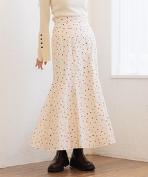 mysty woman | ハートプリントマーメイドスカート  252080(スカート)