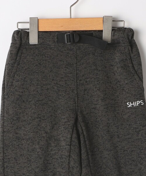 SHIPS（シップス）の「SHIPS KIDS:100～130cm / フリース ジョガー パンツ（その他パンツ・キッズ・チャコールグレー/ダークグリーン・100/110/120/130）」の4枚目の写真