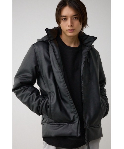 【セール】ネオライアン中綿合皮ブルゾン(ブルゾン)|AZUL BY MOUSSY(アズールバイマウジー) 【セール】ネオライアン中綿合皮ブルゾン(ブルゾン)|AZUL BY MOUSSY(アズールバイマウジー)