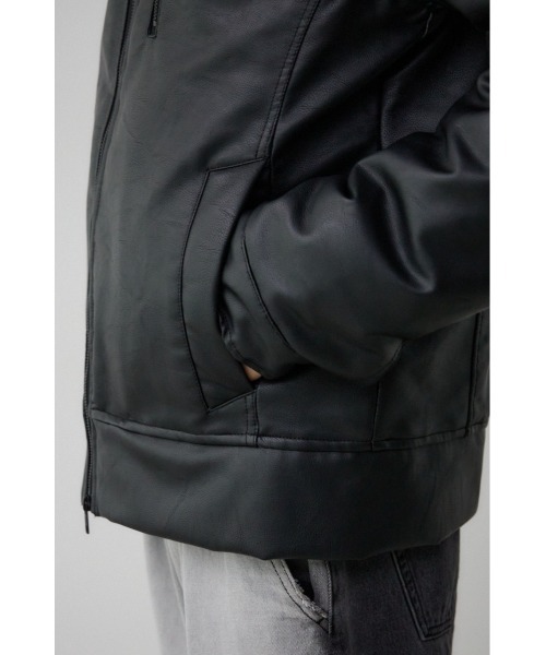 【セール】ネオライアン中綿合皮ブルゾン(ブルゾン)|AZUL BY MOUSSY(アズールバイマウジー) 【セール】ネオライアン中綿合皮ブルゾン(ブルゾン)|AZUL BY MOUSSY(アズールバイマウジー)