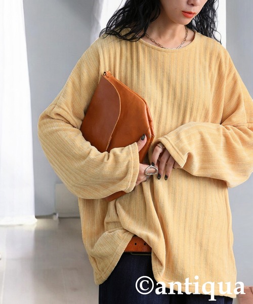 antiqua（アンティカ）の「コーデュロイニュアンストップス（その他トップス・レディース・ブルー/イエロー/ブラック・ONESIZE）」の12枚目の写真