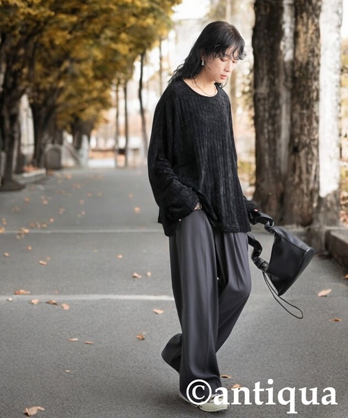 antiqua（アンティカ）の「コーデュロイニュアンストップス（その他トップス・レディース・ブルー/イエロー/ブラック・ONESIZE）」の7枚目の写真