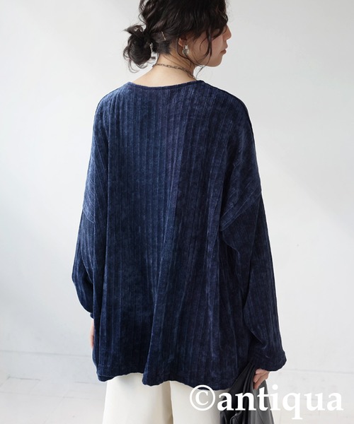 antiqua（アンティカ）の「コーデュロイニュアンストップス（その他トップス・レディース・ブルー/イエロー/ブラック・ONESIZE）」の8枚目の写真