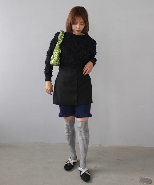 SANSeLF(サンセルフ)の「Se メタリックシャーリングバッグ【SANSeLF】 sana24a015(ハンドバッグ・レディース・ブラック/ライトグリーン/ピンク・FREE)」の20枚目の写真