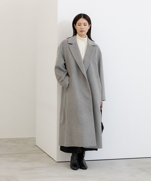 Elura エルーラ 中綿ロングコート 大きいサイズ ゆったり XL