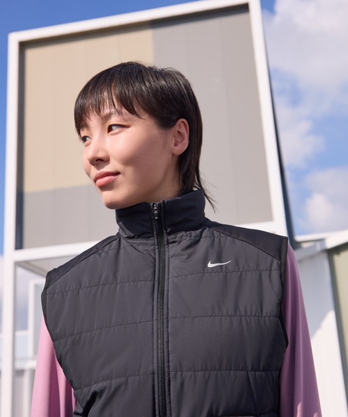 M ) NIKE ナイキ Therma-FIT レディース　ダウンベスト NIKE（ナイキ）の「【NIKE / ナイキ】スポーツウェア クラシック