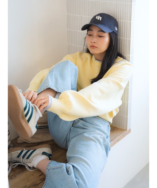9TWENTY ニューエラ キャップ ピンク × ホワイト NEW ERA（ニューエラ）の「NEW ERA別注 UNロゴキャップ