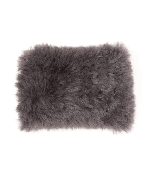 Chica（チカ）の「Chica/チカ/猫耳ファーニット帽（ニットキャップ/ビーニー・レディース・グレー/ブラック・F）」の7枚目の写真