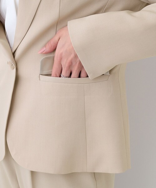 DRESKIP(ドレスキップ)の「【S-LL/セットアップ可/通勤/セレモニー】テーラードジャケット(テーラードジャケット・レディース・ベージュ/グレー/ブラック・04/03/02/01)」の19枚目の写真