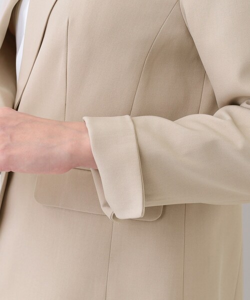 DRESKIP(ドレスキップ)の「【S-LL/セットアップ可/通勤/セレモニー】テーラードジャケット(テーラードジャケット・レディース・ベージュ/グレー/ブラック・04/03/02/01)」の20枚目の写真