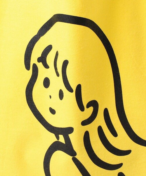 TOKYO CULTUART by BEAMS（トウキョウカルチャートバイビームス）の「白根ゆたんぽ / YUROOM TOTE BAG（トートバッグ・メンズ・ラベンダー/イエロー・ONE SIZE）」の5枚目の写真