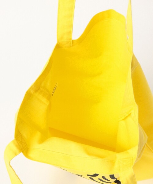 TOKYO CULTUART by BEAMS（トウキョウカルチャートバイビームス）の「白根ゆたんぽ / YUROOM TOTE BAG（トートバッグ・メンズ・ラベンダー/イエロー・ONE SIZE）」の6枚目の写真
