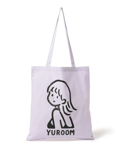 TOKYO CULTUART by BEAMS（トウキョウカルチャートバイビームス）の「白根ゆたんぽ / YUROOM TOTE BAG（トートバッグ・メンズ・ラベンダー/イエロー・ONE SIZE）」の8枚目の写真