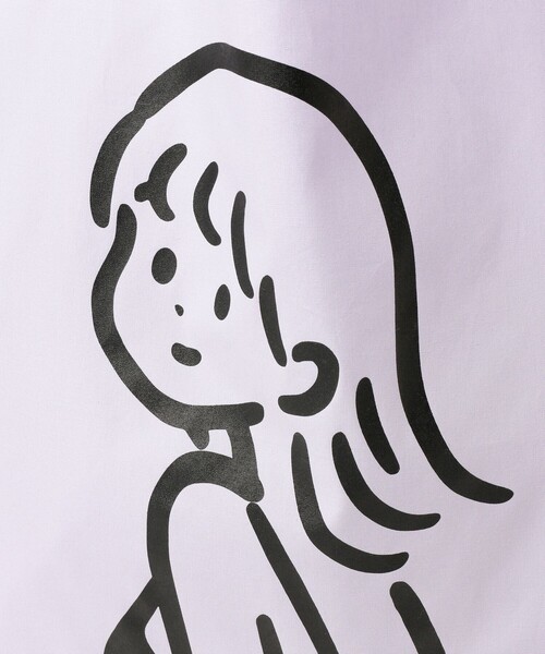 TOKYO CULTUART by BEAMS（トウキョウカルチャートバイビームス）の「白根ゆたんぽ / YUROOM TOTE BAG（トートバッグ・メンズ・ラベンダー/イエロー・ONE SIZE）」の11枚目の写真