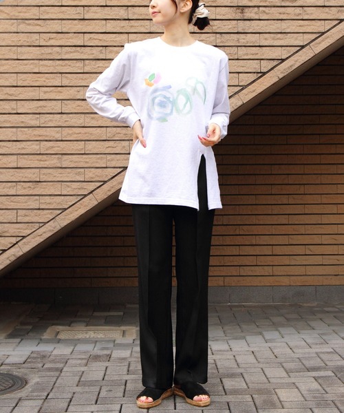 【MEYAME】メヤメ フォトロングスリーブTee　ロンT　Tシャツ セール】MEYAME/メヤメ フォトロングスリーブTEE PHOTO LONG