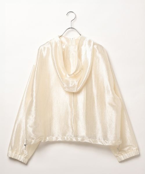 PAGEBOY（ページボーイ）の「シャイニーシアーブルゾン（ブルゾン・レディース・オフホワイト/ブラック・FREE）」の17枚目の写真