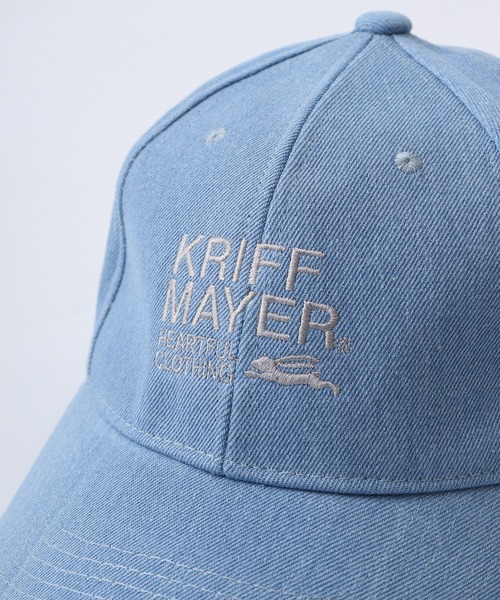 KRIFF MAYER(クリフメイヤー)の「KRIFF MAYER デニム キャップ CAP 男女兼用(キャップ・メンズ・ネイビー/ブルー/サックスブルー・FREE)」の5枚目の写真