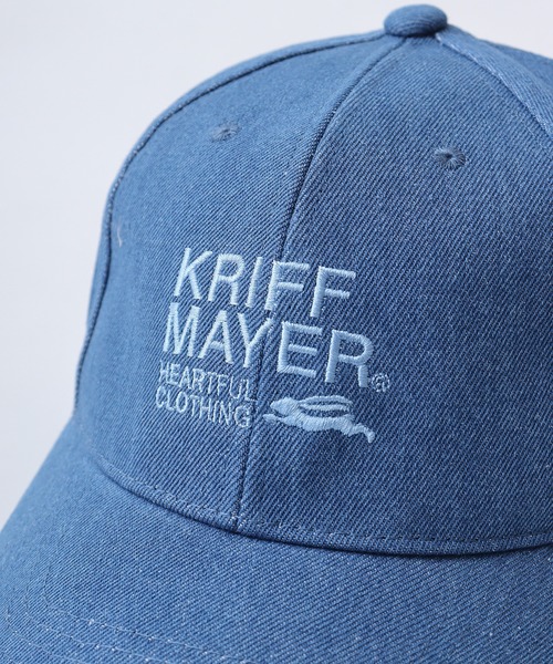 KRIFF MAYER(クリフメイヤー)の「KRIFF MAYER デニム キャップ CAP 男女兼用(キャップ・メンズ・ネイビー/ブルー/サックスブルー・FREE)」の6枚目の写真