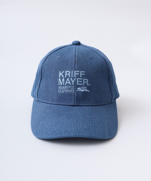 KRIFF MAYER(クリフメイヤー)の「KRIFF MAYER デニム キャップ CAP 男女兼用(キャップ・メンズ・ネイビー/ブルー/サックスブルー・FREE)」の7枚目の写真