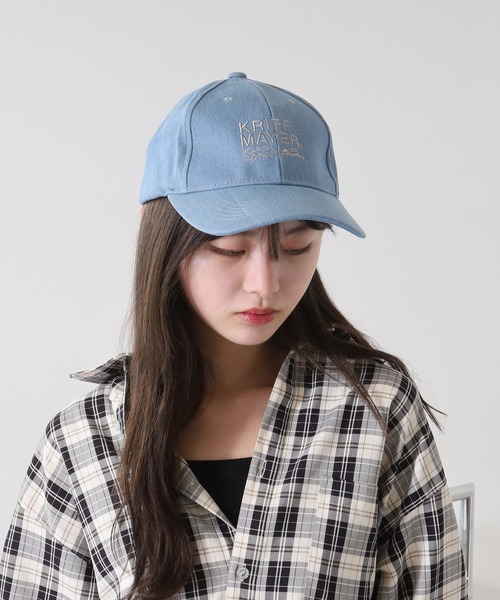 KRIFF MAYER(クリフメイヤー)の「KRIFF MAYER デニム キャップ CAP 男女兼用(キャップ・メンズ・ネイビー/ブルー/サックスブルー・FREE)」の15枚目の写真